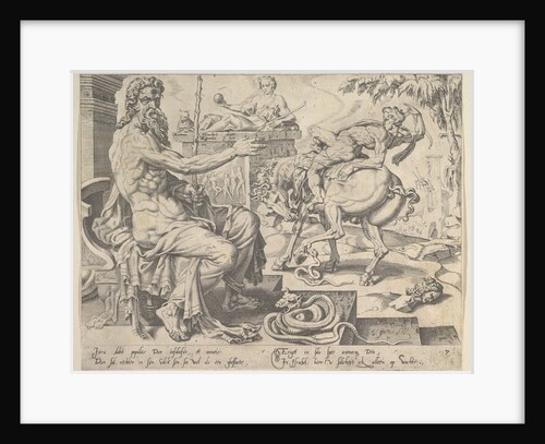 Dan, from the series The Twelve Patriarchs, 1550 by Dirck Volkertsen Coornhert