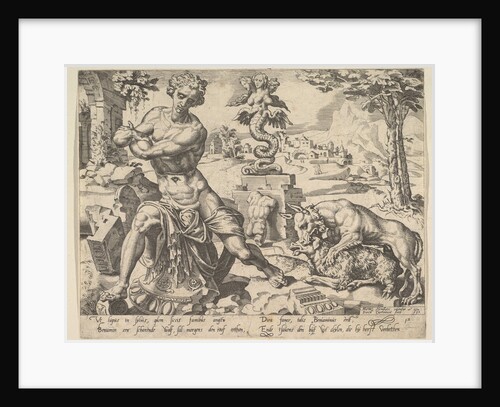 Benjamin, from the series The Twelve Patriarchs, 1550 by Dirck Volkertsen Coornhert