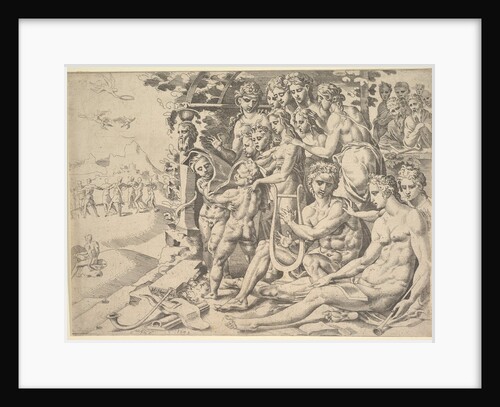 Apollo and the Muses, 1549 by Dirck Volkertsen Coornhert