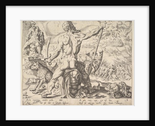 Gad, from the series The Twelve Patriarchs, 1550 by Dirck Volkertsen Coornhert