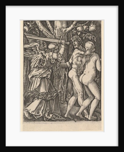 The Expulsion from the Paradise, after Dürer, ca. 1500-1534 by Marcantonio Raimondi