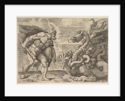 Hercules and the Hydra of Lerna by Marco Angolo del Moro