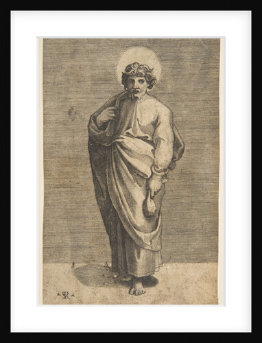 Saint Matthew holding a pouch, ca. 1515-27 by Marco Dente