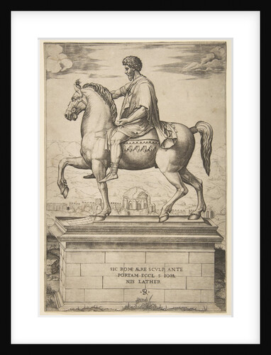 Equestrian Statue of Marcus Aurelius, 1515-27 by Marco Dente