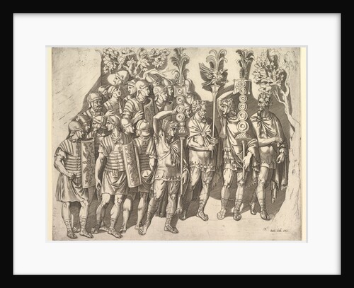Speculum Romanae Magnificentiae: A Roman Legion, 16th century by Marco Dente