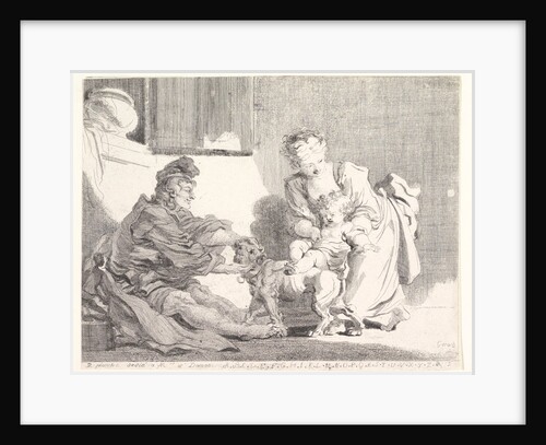 The Child and the Bulldog, 1778 by Marguerite Gerard