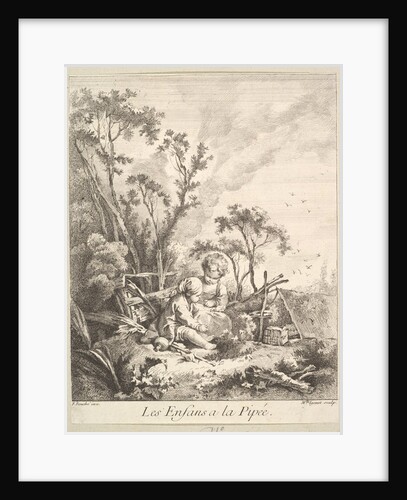 Children Catching Birds by Marie Madeleine Igonet