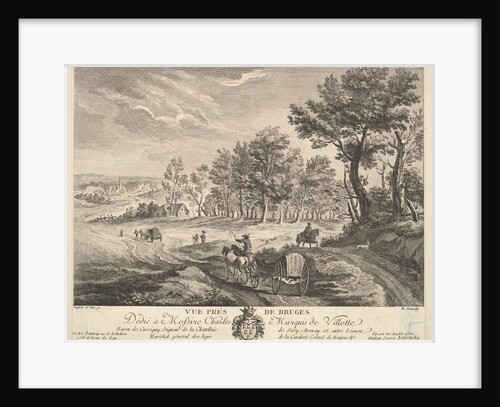 View near Bruges by Martin de Monchy