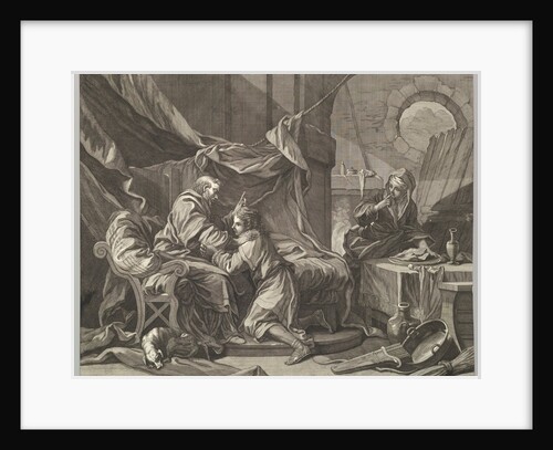 Isaac Blessing Jacob, 18th century by Martin Gottfried Crophius