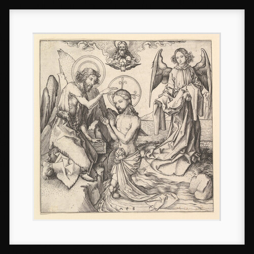 Baptism of Christ, ca. 1470-1474 by Martin Schongauer