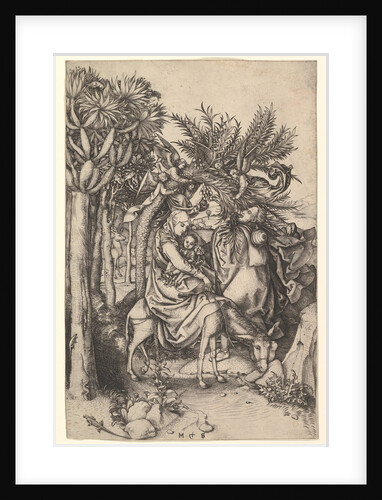 Rest on the Flight into Egypt, ca. 1435-1491 by Martin Schongauer