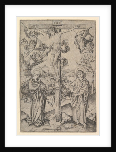 The Crucifixion with Four Angels, ca. 1435-1491 by Martin Schongauer