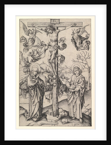 Crucifixion with Four Angels, ca. 1435-1491 by Martin Schongauer