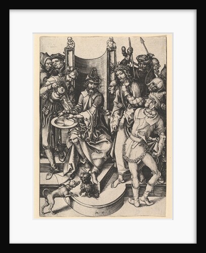Pilate Washing His Hands, ca. 1435-1491 by Martin Schongauer