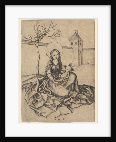 The Madonna and Child in the Courtyard, ca. 1435-1491 by Martin Schongauer