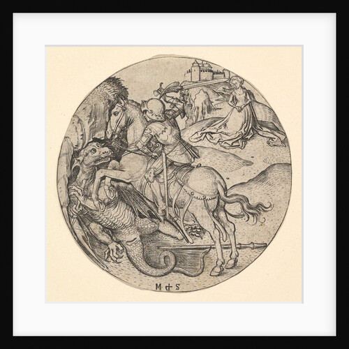 St. George Slaying the Dragon, ca. 1435-1491 by Martin Schongauer