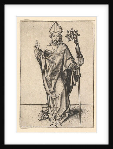 Bishop Saint, ca. 1435-1491 by Martin Schongauer