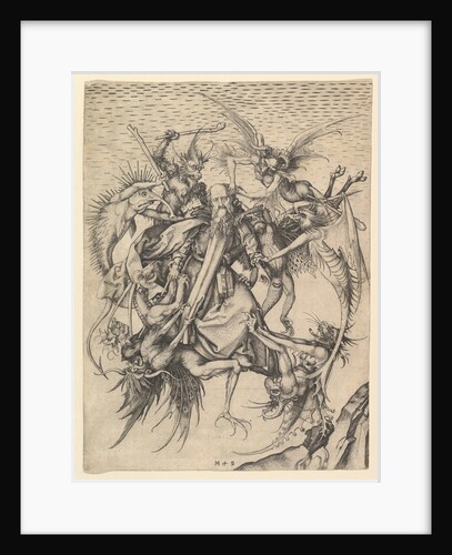 Saint Anthony Tormented by Demons, ca. 1470-75 by Martin Schongauer
