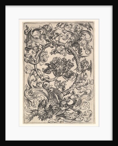 Ornament with Owl Mocked by Day Birds, ca. 1435-1491 by Martin Schongauer