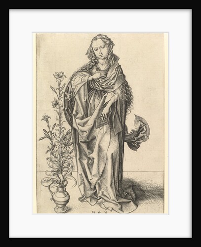 The Annunciation: The Virgin, ca. 1435-1491 by Martin Schongauer