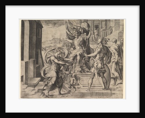 The Vestal Virgin Tuccia, mid-16th century by Master FG