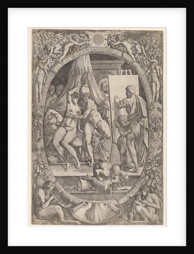 Apelles Painting Alexander and Campaspe by Master IQV