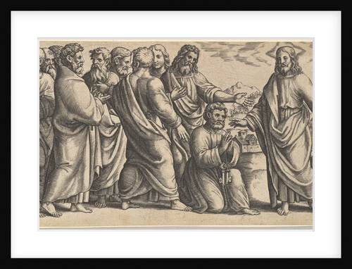 The Delivery of the Keys to Peter by Master of the Die