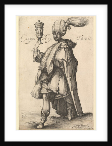 Caspar, after Three Magi series by Jacques Bellange, ca. 1615 by Matthaus Merian