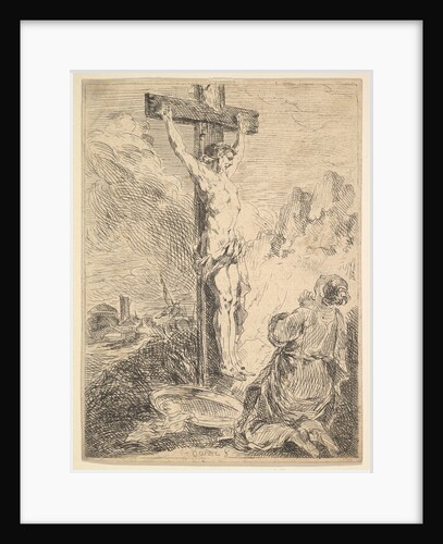 Mary Magdalene Praying at the Foot of the Cross, 1720-83 by Michel-Francois Dandre-Bardon