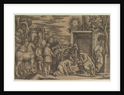 The Adoration of the Magi by Monogrammist 9 (attributed to)