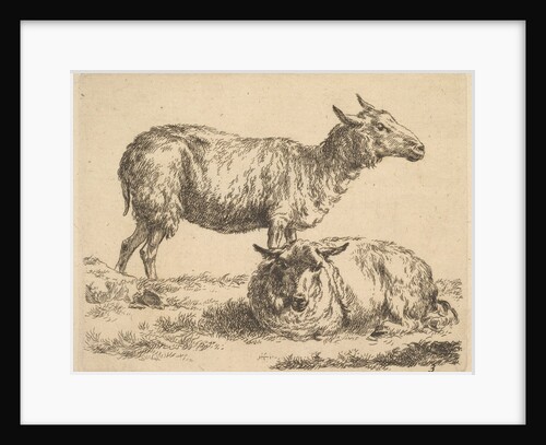 from The Set of Sheep by Nicolaes Berchem