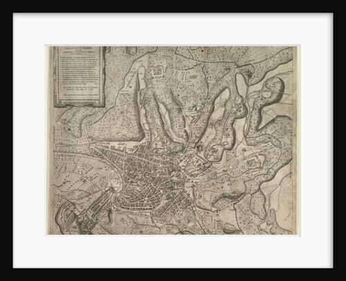 Speculum Romanae Magnificentiae: View of Rome from the West, 1557 by Nicolas Beatrizet