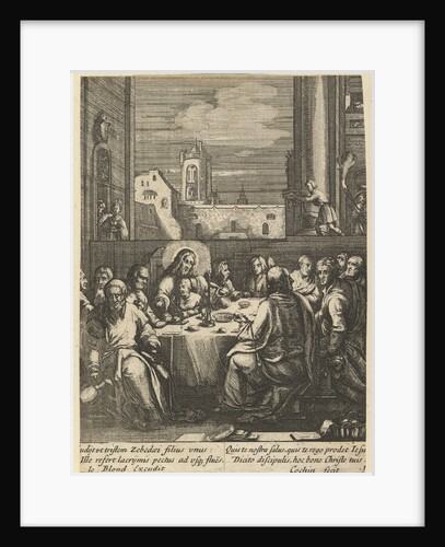 The Last Supper, from The Passion of Christ, mid 17th century by Nicolas Cochin