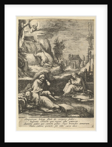 The Agony in the Garden, from The Passion of Christ, mid 17th century by Nicolas Cochin