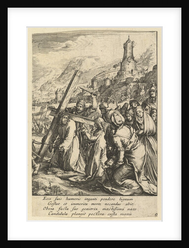Christ Carrying the Cross, from 'The Passion of Christ', mid 17th century by Nicolas Cochin