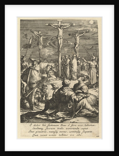 Christ on the Cross, from The Passion of Christ, mid 17th century by Nicolas Cochin