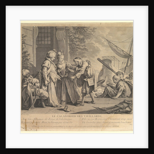 Le Calandrier des Vieillard by Nicolas de Larmessin