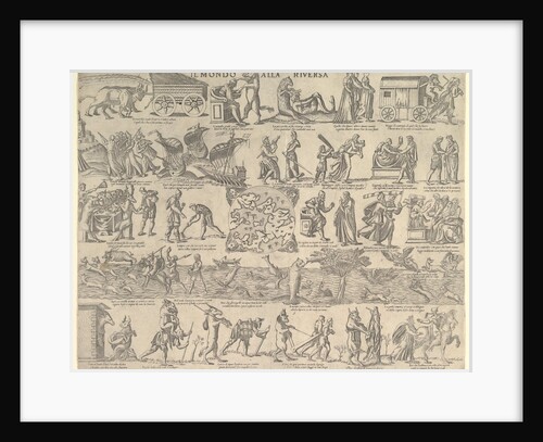 The World Turned Upside Down, 1552-79 by Nicolo Nelli