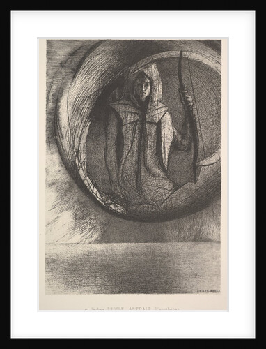 And over there, the Astral Idol, the Apotheosis, 1891 by Odilon Redon