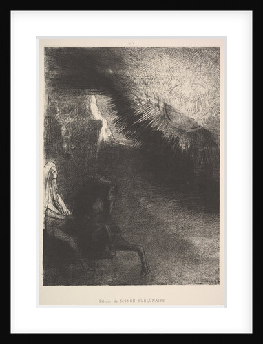 Pilgrim from a sublunar world, 1891 by Odilon Redon