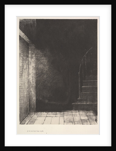 I saw a flash of light, large and pale, 1896 by Odilon Redon