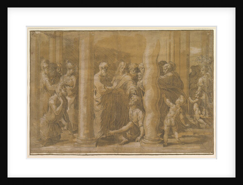 Saints Peter and John healing the Sick, early 16th century by Parmigianino