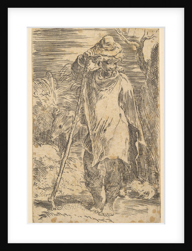 Standing Shepherd, early 16th century by Parmigianino (attributed to)