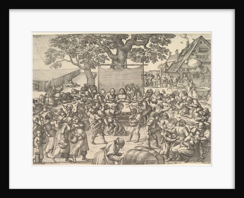 Peasant Wedding, 1560 by Peeter van der Borcht