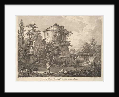 Second View of Charenton near Paris, mid to late 18th century by Peter Paul Benazech