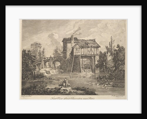 First View of Clarenton near Paris, mid to late 18th century by Peter Paul Benazech
