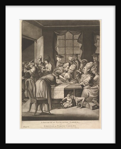 A Society of Patriotic Ladies at Edenton in North Carolina, March 25, 1775 by Philip Dawe (attributed to)