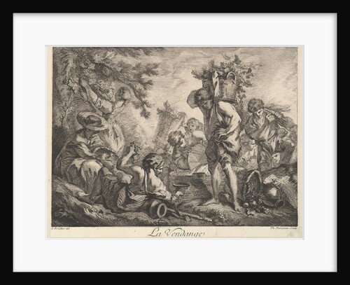 The Grape Harvest by Philippe Louis Parizeau