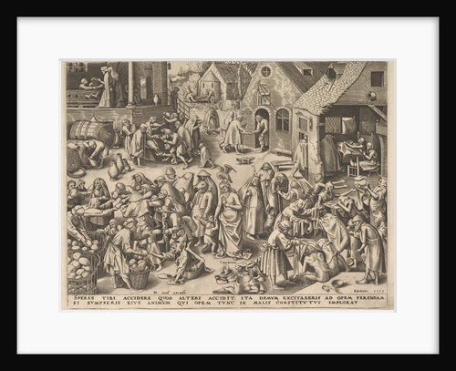 Charity from The Virtues, 1559 by Philip Galle