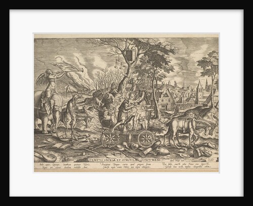 The Triumph of Time, 1574 by Philip Galle